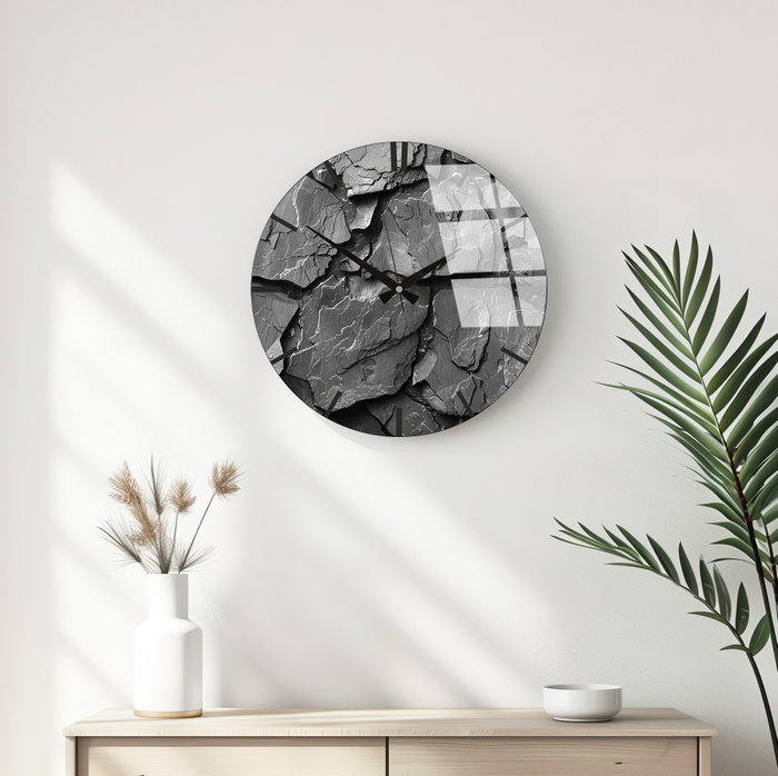 Wallity Reloj de Pared Decorativo de Cristal Multicolor 40 cm